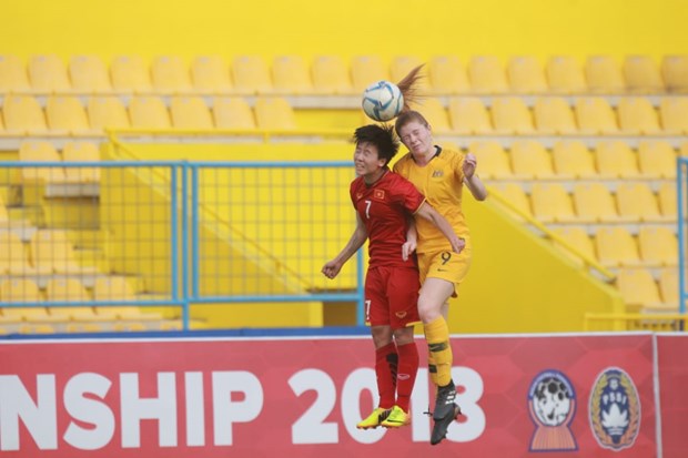 Vietnam to face Myanmar for third place of women’s football tourney hinh anh 1