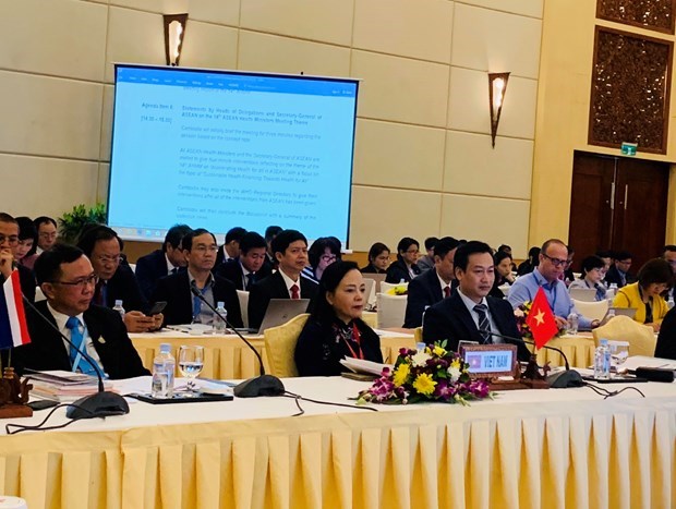 ASEAN health ministers discuss measures against fake medicine hinh anh 1