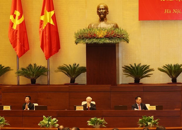 Speech of Party leader Nguyen Phu Trong at conference reviewing 12th Politburo’s Directive 05 hinh anh 5