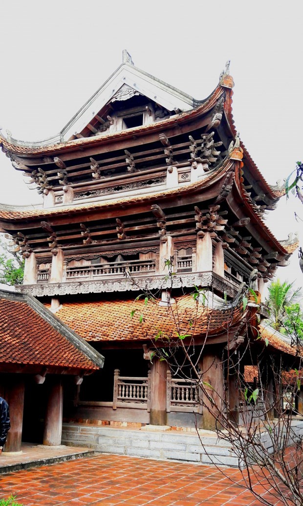 Pagoda with unique architecture in north hinh anh 2