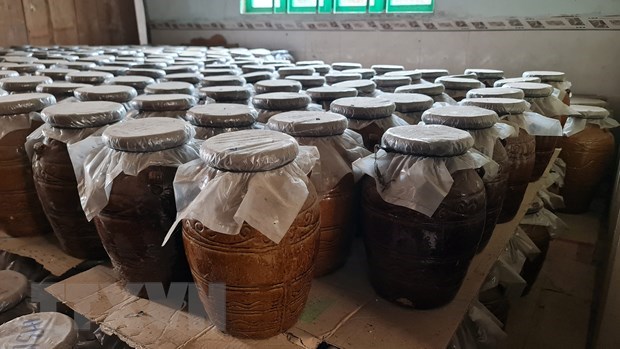 'Can' winemaking, a unique traditional craft of the S’Tieng people hinh anh 1