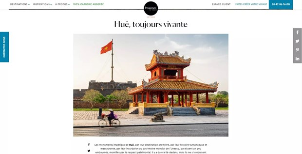 French journalist muses online over Hue City’s timeless charm hinh anh 1