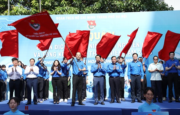 Hanoi youths apply digital transformation in volunteer activities hinh anh 1
