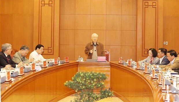 Party leader urges settlement of corruption cases hinh anh 1