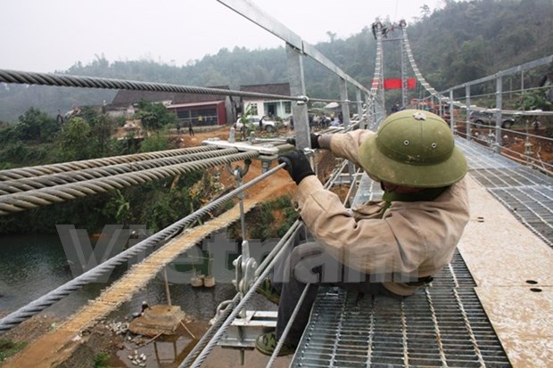 Tuyen Quang: six suspension bridges put into use hinh anh 1