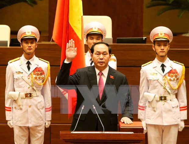 Tran Dai Quang re-elected as President hinh anh 1