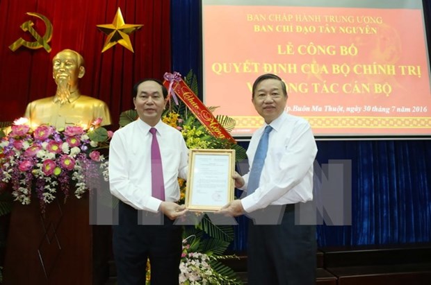 Minister To Lam named head of Central Highlands steering committee hinh anh 1