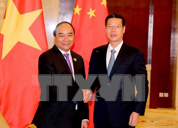 Prime Minister receives Chinese Vice Premier Zhang Gaoli hinh anh 1