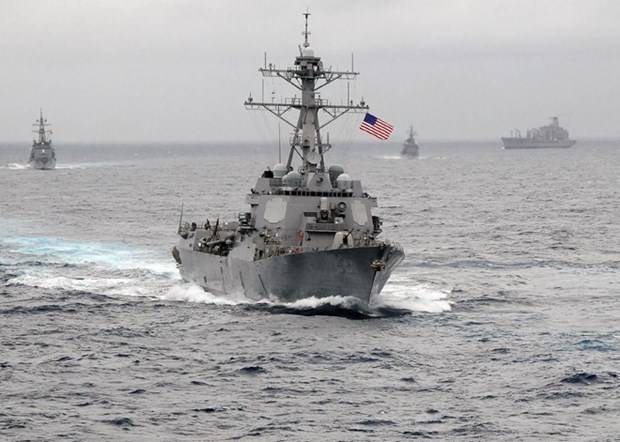ASEAN-US navies drill to improve surveillance capacity hinh anh 1