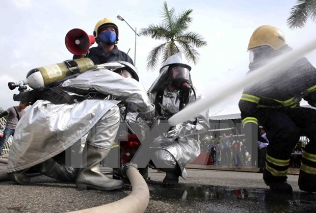 Radiation accident response drill held in Da Nang hinh anh 1