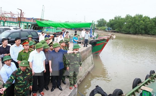 Deputy PM inspects storm prevention in Hai Phong hinh anh 1