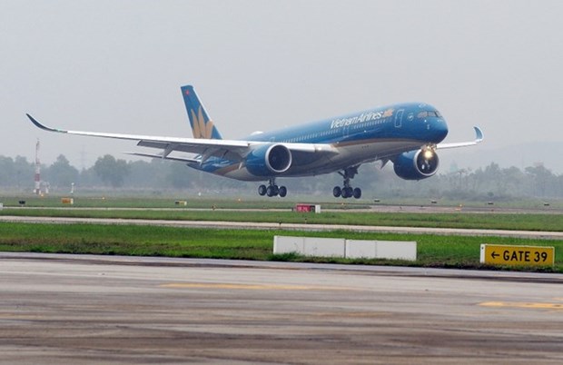 Vietnam Airlines receives fifth A350 aircraft hinh anh 1