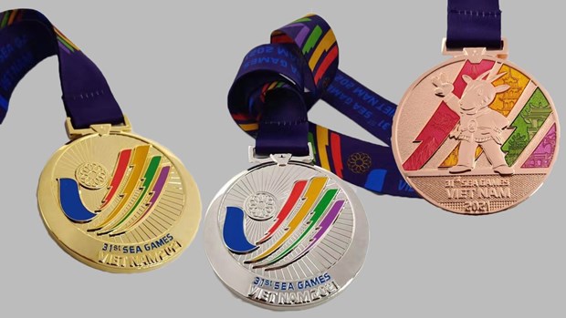 SEA Games 31 medal sets made public hinh anh 1