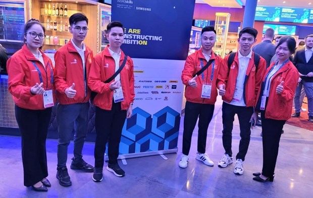 Vietnamese contestants secure two silvers at WorldSkills Competition hinh anh 1