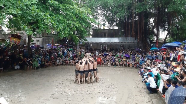 Van Village mud ball wrestling – sun worship and fun in the mud hinh anh 2