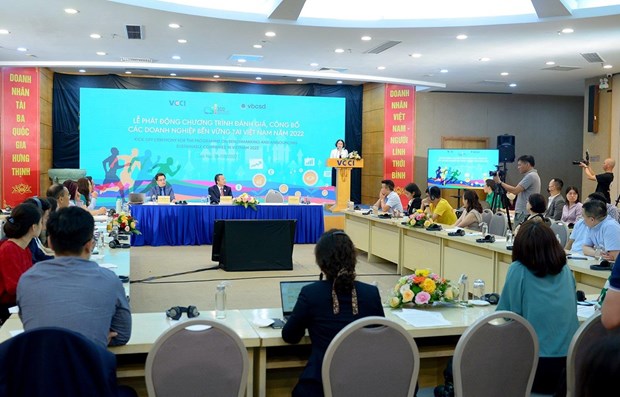 VCCI launches sustainable business assessment program 2022 hinh anh 1