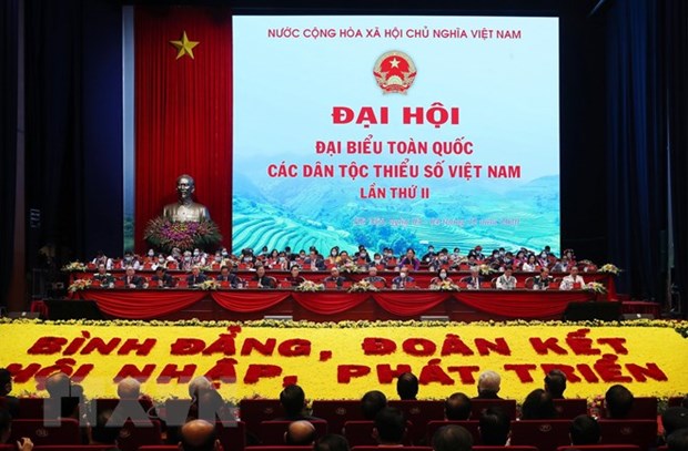 Second national congress of Vietnamese ethnic minority groups opens hinh anh 1