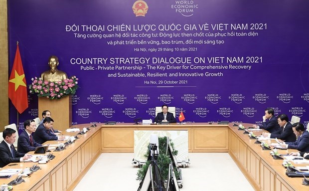 WEF President: WEF's Country Strategic Dialogue on Vietnam a success hinh anh 1