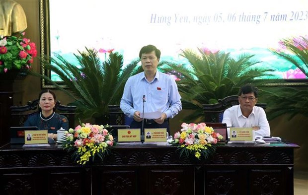 Hung Yen People’s Council adopts 19 resolutions during 14th session hinh anh 2