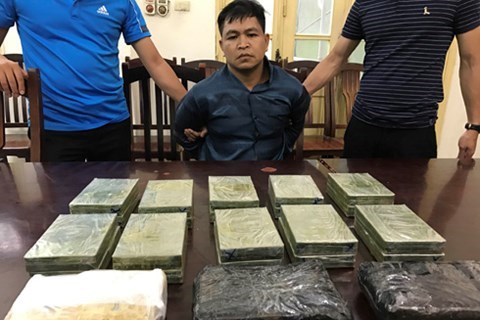Hanoi police crack down on inter-provincial drug trafficking ring hinh anh 1