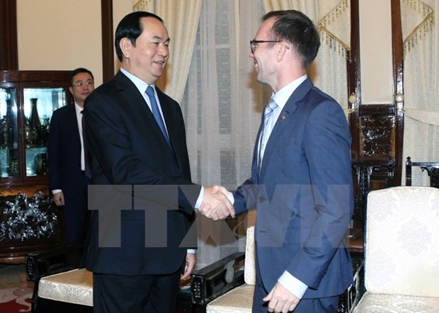President lauds outgoing New Zealand Ambassador hinh anh 1