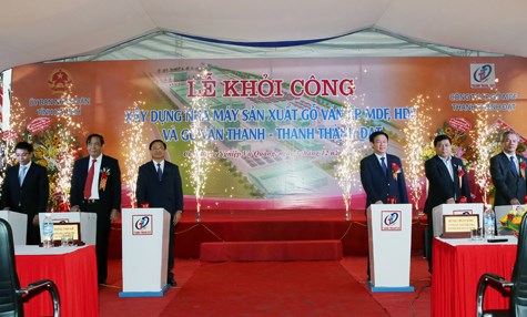 Work starts on 63.4 mln USD wood processing factory in Ha Tinh hinh anh 1