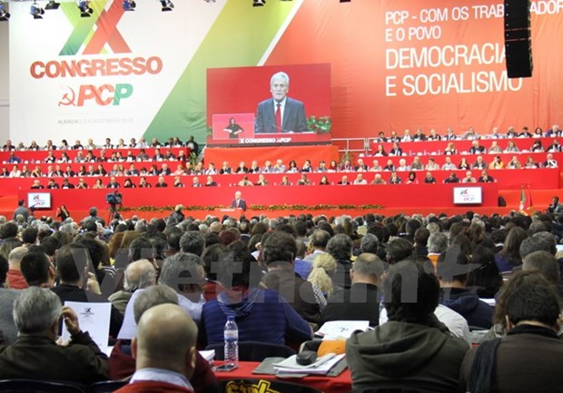 Party delegation attends 20th Congress of Portuguese Communist Party hinh anh 1