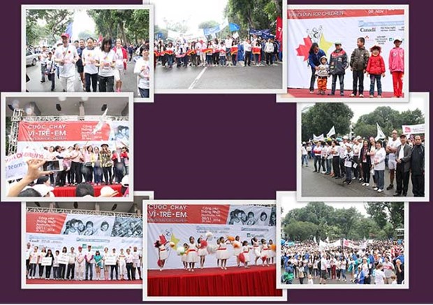 Thousands joins Hanoi Run for Children 2016 hinh anh 1