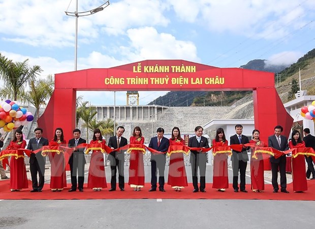 Lai Chau hydropower plant inaugurated hinh anh 1