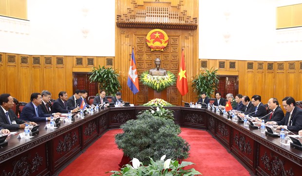 Vietnam, Cambodia issue Joint Statement hinh anh 1