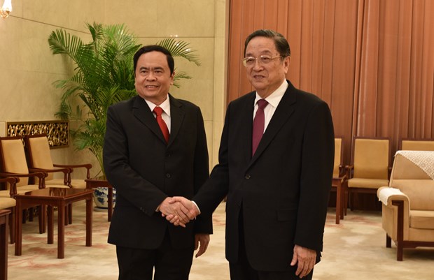 Vietnam Fatherland Front boosts links with Chinese counterpart hinh anh 1