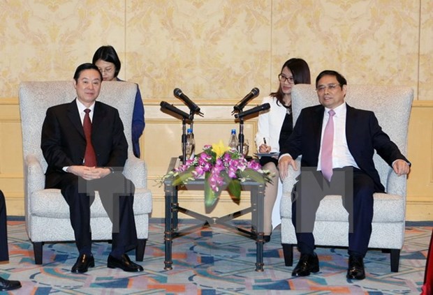 Vietnam, China share experience in Party building hinh anh 1