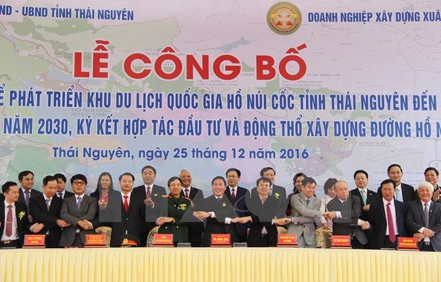 Thai Nguyen: Master plan on Nui Coc lake development announced hinh anh 1