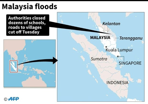 Malaysia: Thousands of people evacuated due to flood hinh anh 1