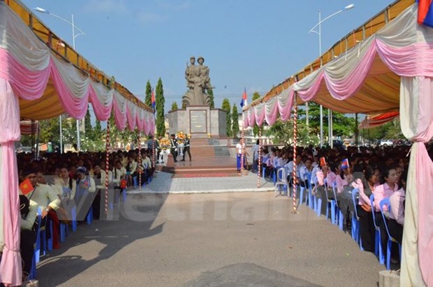 Upgraded Vietnam-Cambodia friendship monument inaugurated hinh anh 1