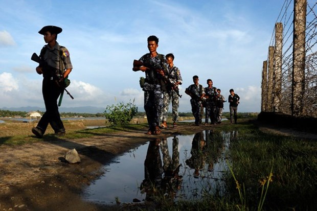 Myanmar arrests border outpost attack suspects hinh anh 1