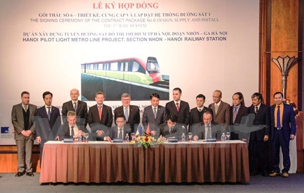 French constructors join in Hanoi urban metro project hinh anh 1