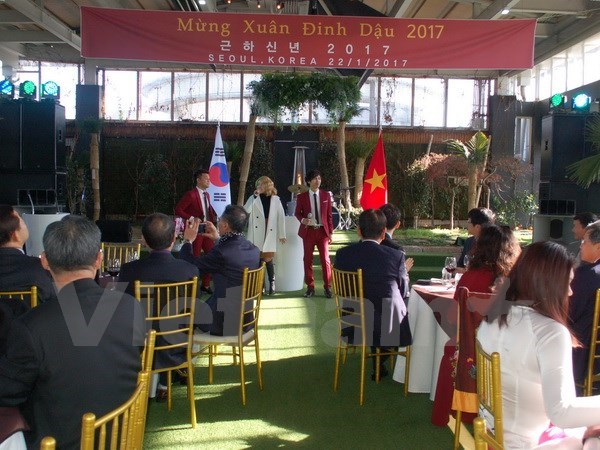 Vietnamese communities in RoK, Belgium celebrate Tet hinh anh 1