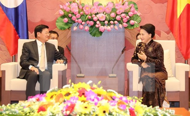 Top legislator pledges to facilitate Vietnam-Laos agreements hinh anh 1