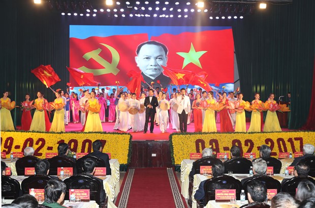 Ceremony marks 110th birth anniversary of late Party leader Truong Chinh hinh anh 1
