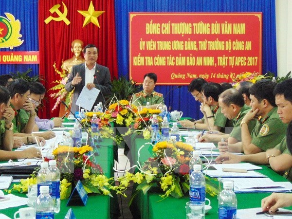 Quang Nam works to ensure security for APEC events hinh anh 1