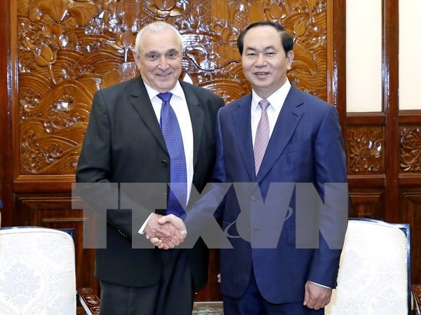 President calls for stronger hi-tech cooperation with Israel hinh anh 1
