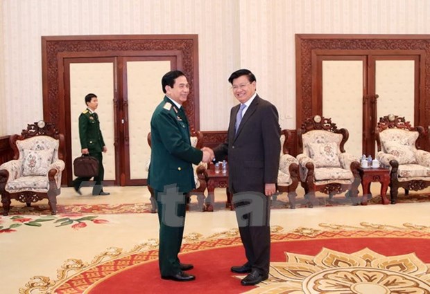 Vietnamese army enhances cooperation with Lao counterpart hinh anh 1