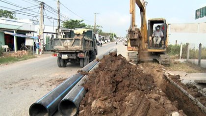 Tien Giang spends over 215 billion VND on water supply pipelines hinh anh 1