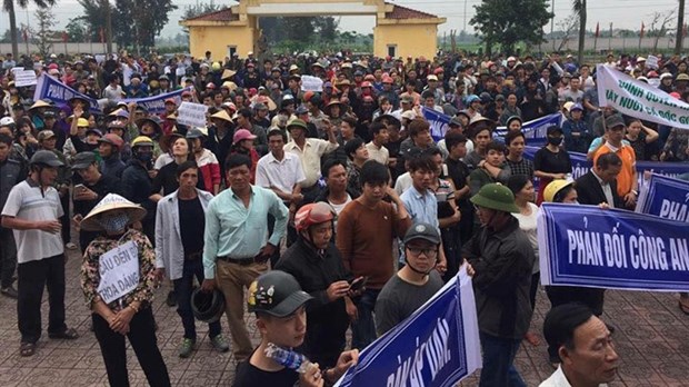 Public order disruption case in Ha Tinh prosecuted hinh anh 1
