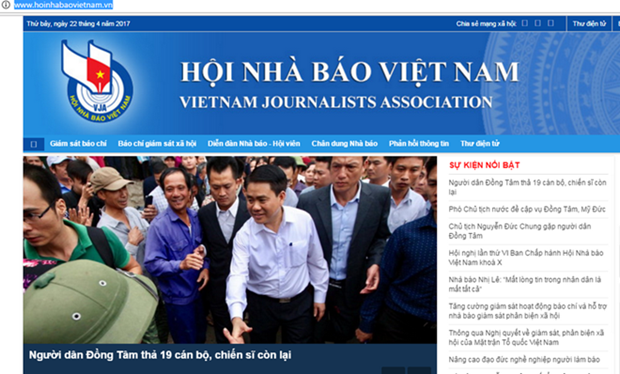 Vietnam Journalists Association’s portal makes debut hinh anh 1