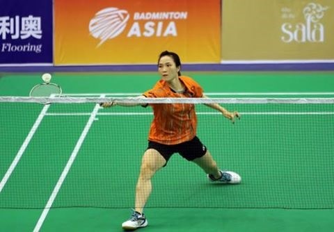 Top badminton player exits Asian championship hinh anh 1