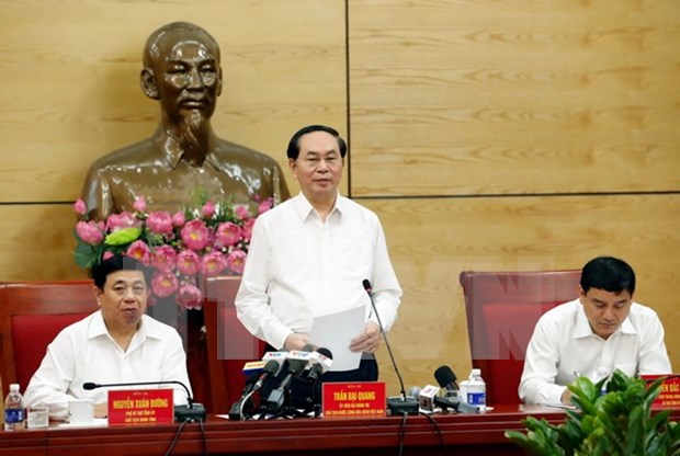 Nghe An should develop hi-tech agriculture: President hinh anh 1