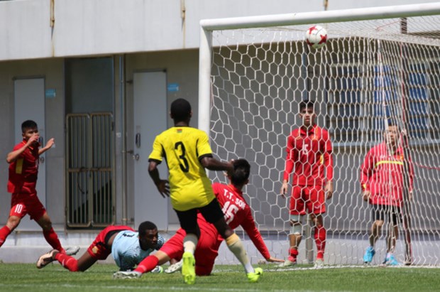 U20 Vietnam tie Vanuatu in RoK friendly hinh anh 1