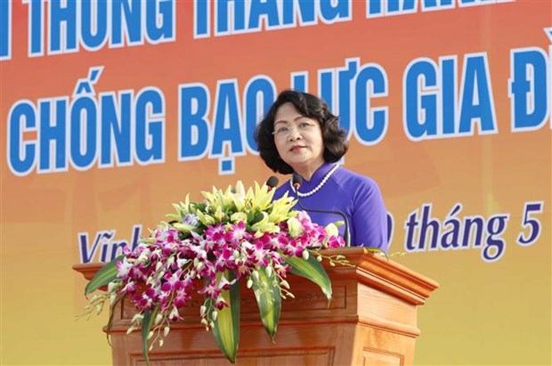 Month-long campaign against domestic violence kicks off hinh anh 1